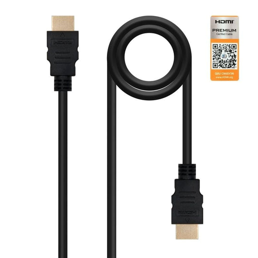 Nanocable Cable HDMI V2.0 4K@60Hz 18Gbps A/M-A/M 2