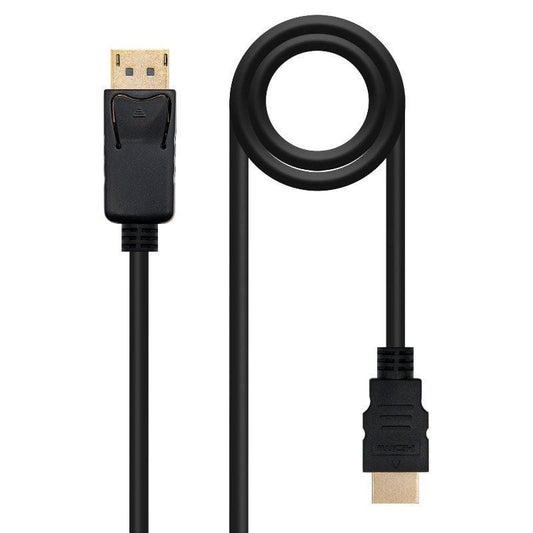 Cable Conversor Nanocable 10.15.4303
DisplayPort Macho - HDMI Macho
3m
Negro