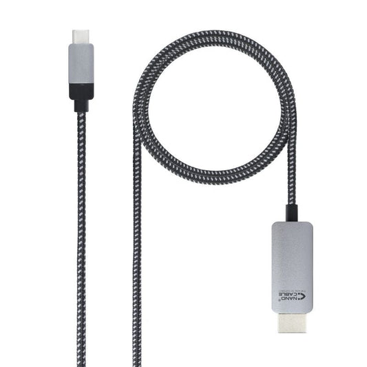Cable Conversor Nanocable 10.15.5102
USB Tipo-C Macho - HDMI Macho
1.8m
Negro