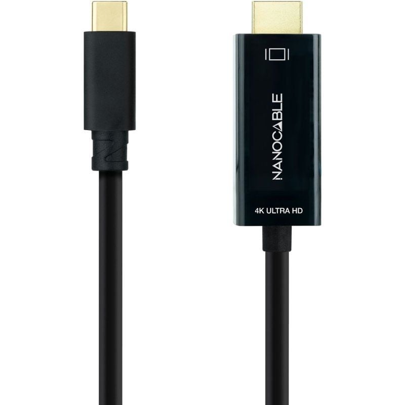 Cable Conversor Nanocable 10.15.5105
USB Tipo-C Macho - HDMI Macho
5m
Negro