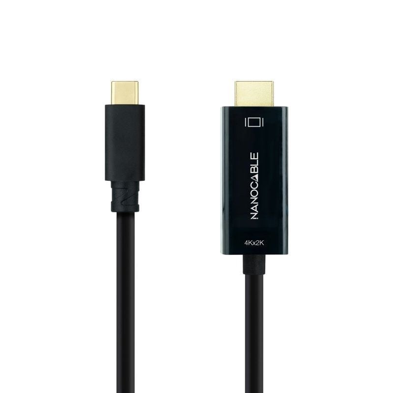 Cable Conversor Nanocable 10.15.5133
USB Tipo-C Macho - HDMI Macho
3m
Negro
