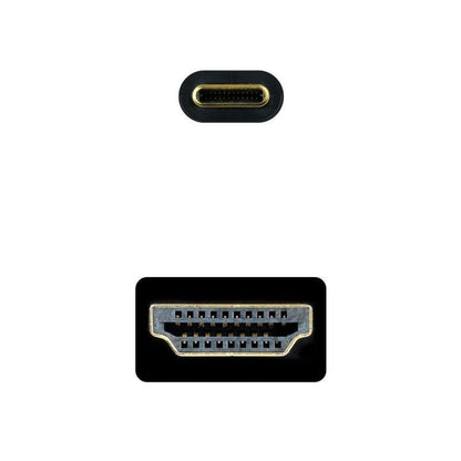 Cable Conversor Nanocable 10.15.5133
USB Tipo-C Macho - HDMI Macho
3m
Negro
