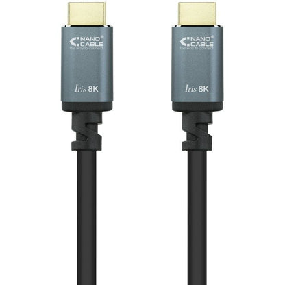 Cable HDMI 2.1 IRIS 8K Nanocable 10.15.8005
HDMI Macho - HDMI Macho
5m
Negro