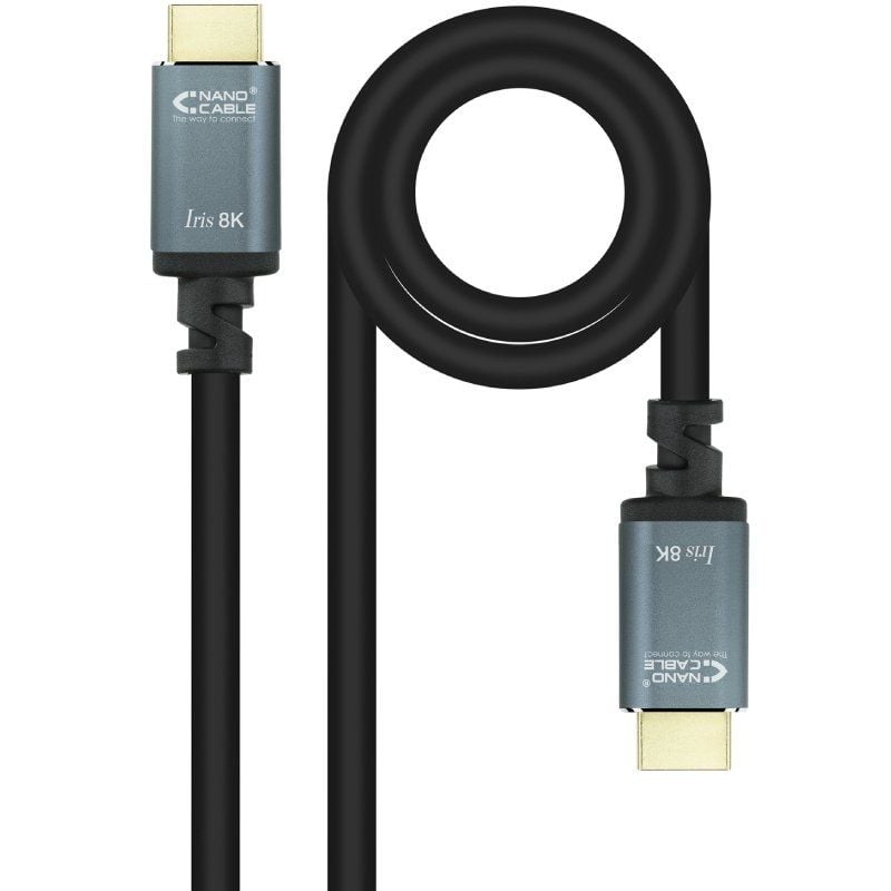 Cable HDMI 2.1 IRIS 8K Nanocable 10.15.8010
HDMI Macho - HDMI Macho
10m
Negro