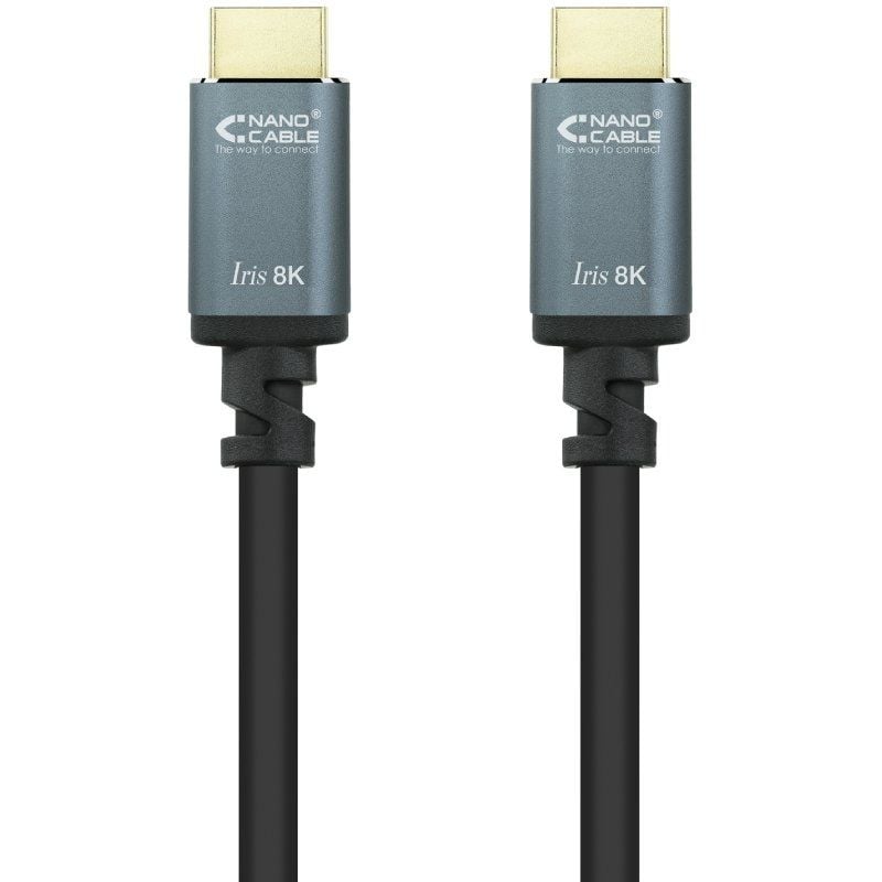 Cable HDMI 2.1 IRIS 8K Nanocable 10.15.8010
HDMI Macho - HDMI Macho
10m
Negro