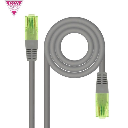 Nanocable Cable RJ45 Cat.6 UTP AWG26 CCA 25cm