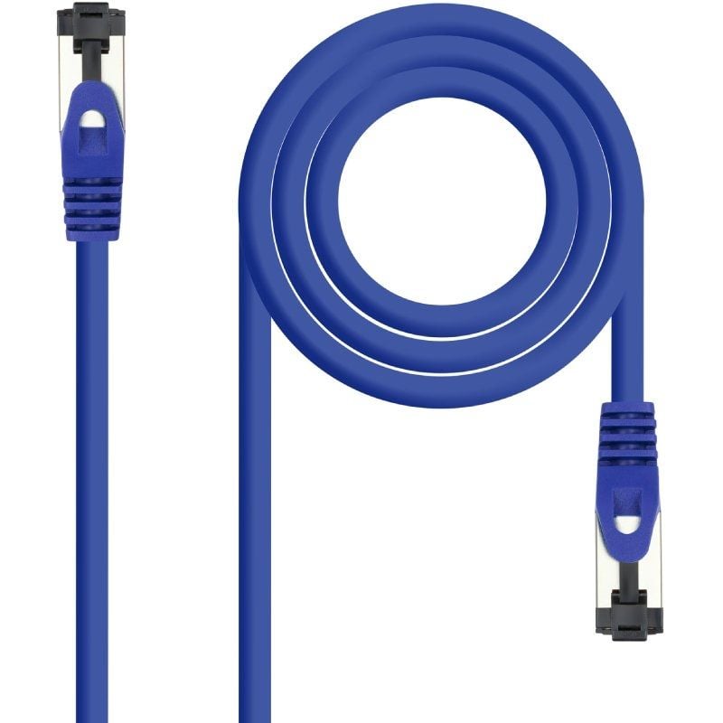 Cable de Red RJ45 SSTP Nanocable 10.20.2000-BL Cat.8.1
50cm
Azul