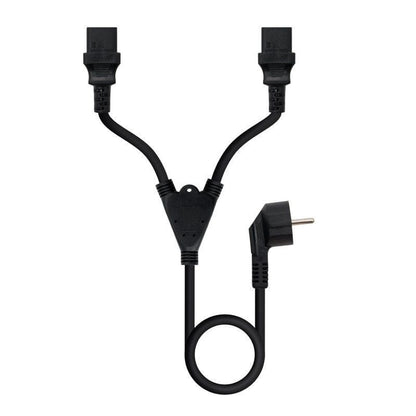 Cable Alimentación Nanocable 10.22.0100
Schuko Macho - 2 x C13 Hembra
1.8m
Negro