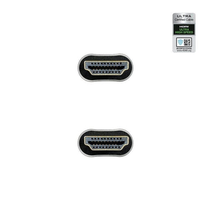 Cable HDMI 2.1 8K Nanocable 10.15.8102
HDMI Macho - HDMI Macho
2m
Certificado
Negro