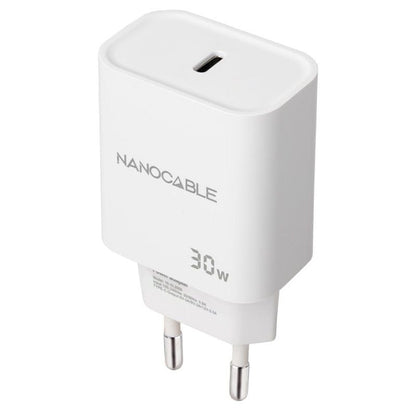 Cargador de Pared Nanocable 10.10.2009
1xUSB Tipo-C
30W
Blanco