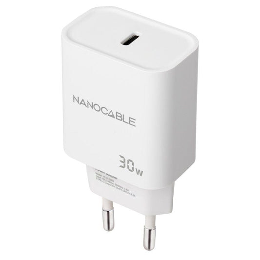 Cargador de Pared Nanocable 10.10.2009
1xUSB Tipo-C
30W
Blanco