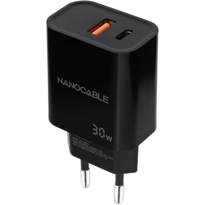 Cargador de Pared Nanocable 10.10.2012
1xUSB
1xUSB Tipo-C
30W
Negro