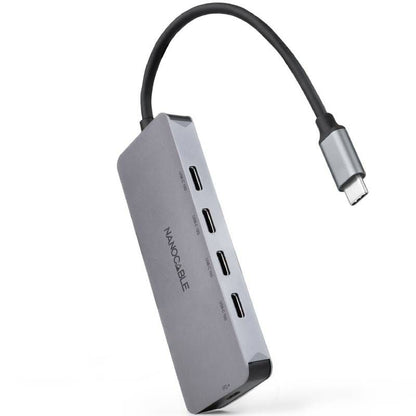 Hub USB Tipo-C Nanocable 10.16.4505
4xUSB Tipo-C
1xUSB Tipo-C DP
Gris