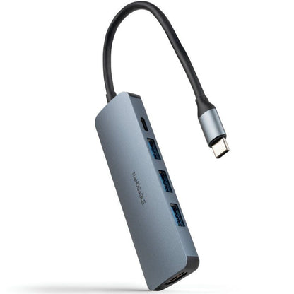 Docking Tipo-C Nanocable 10.16.4605
3xUSB
1xHDMI 4K
1xUSB Tipo-C PD
Gris