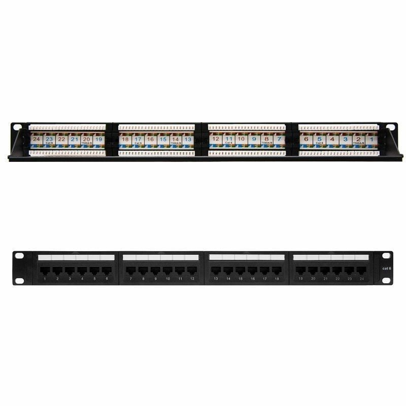 Patch Panel Nanocable 10.21.3124
24 Puertos
Cat.6
Altura 1U