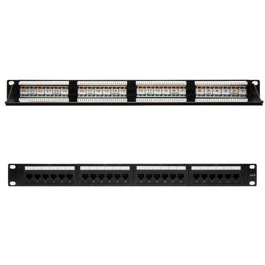 Patch Panel Nanocable 10.21.3124
24 Puertos
Cat.6
Altura 1U
