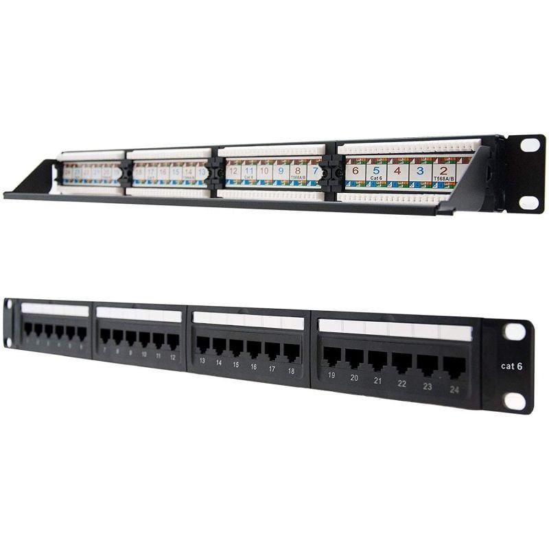 Patch Panel Nanocable 10.21.3124
24 Puertos
Cat.6
Altura 1U