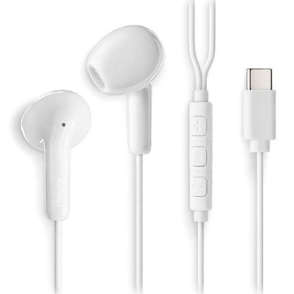 Auriculares Intrauditivos NGS Cross Glide
con Micrófono
USB Tipo-C
Blancos