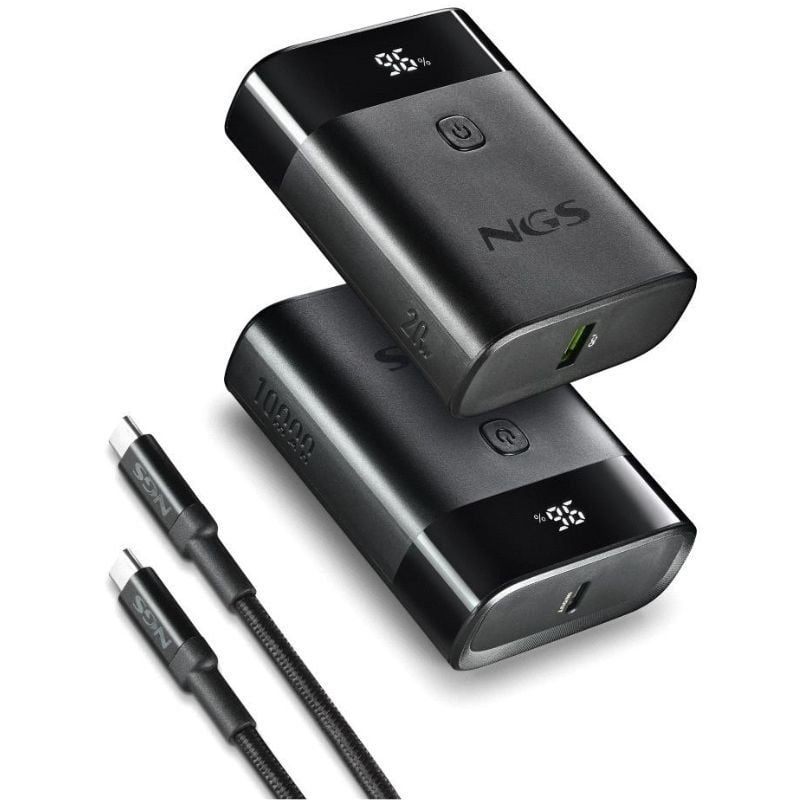 NGS BATERIA EXTERNA PORTATIL CARGA RAPIDA 22,5W