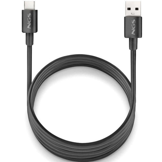 Cable USB 2.0 NGS ZYRO-AC
USB Macho - USB Tipo-C Macho
Hasta 15W
480Mbps
1m
Negro