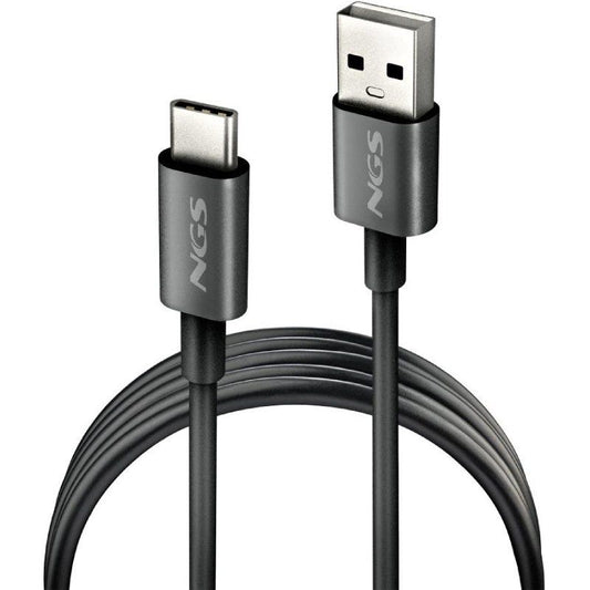 Cable USB 2.0 NGS ZYRO-AC
USB Macho - USB Tipo-C Macho
Hasta 15W
480Mbps
1m
Negro