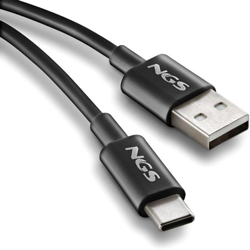 Cable USB 2.0 NGS ZYRO-AC
USB Macho - USB Tipo-C Macho
Hasta 15W
480Mbps
1m
Negro
