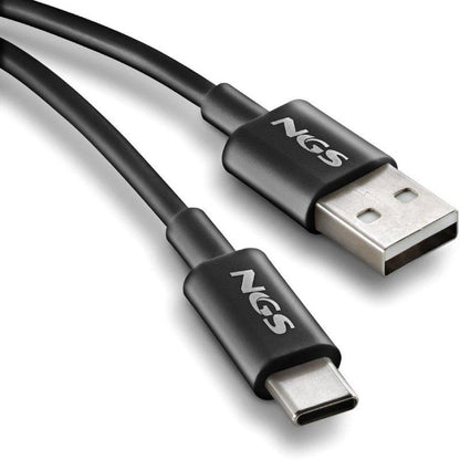 Cable USB 2.0 NGS ZYRO-AC
USB Macho - USB Tipo-C Macho
Hasta 15W
480Mbps
1m
Negro