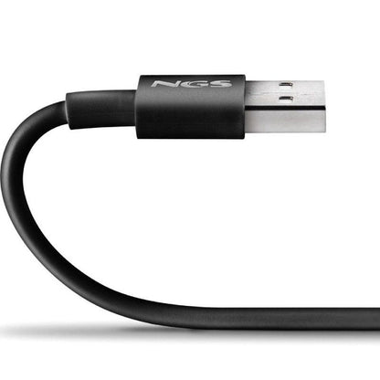 Cable USB 2.0 NGS ZYRO-AC
USB Macho - USB Tipo-C Macho
Hasta 15W
480Mbps
1m
Negro