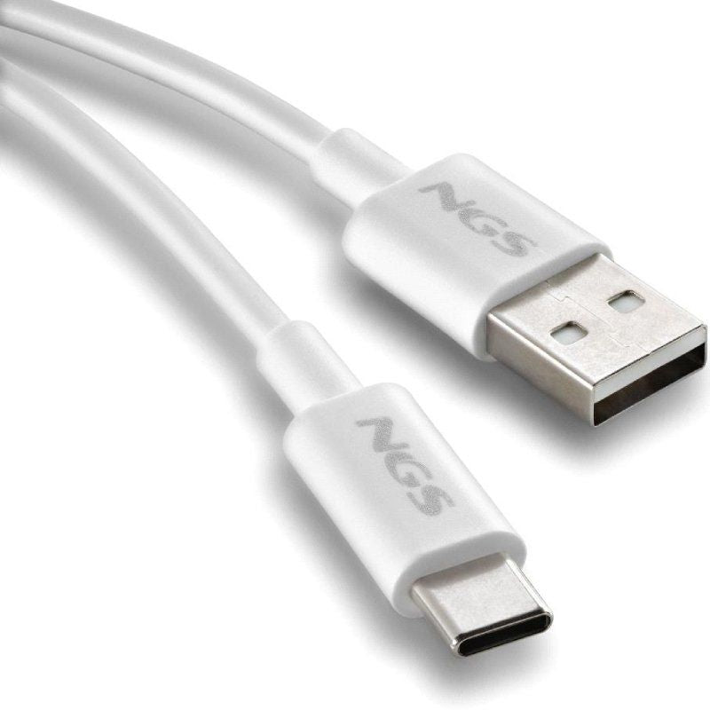 Cable USB 2.0 NGS ZYRO-AC
USB Macho - USB Tipo-C Macho
Hasta 15W
480Mbps
1m
Blanco