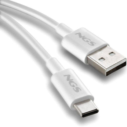 Cable USB 2.0 NGS ZYRO-AC
USB Macho - USB Tipo-C Macho
Hasta 15W
480Mbps
1m
Blanco
