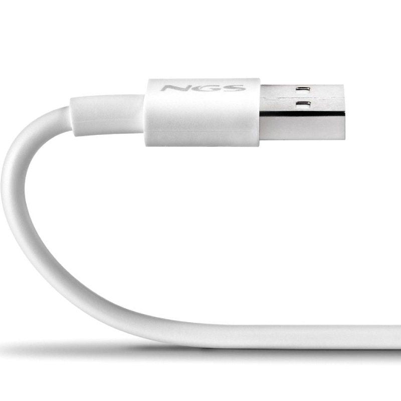 Cable USB 2.0 NGS ZYRO-AC
USB Macho - USB Tipo-C Macho
Hasta 15W
480Mbps
1m
Blanco