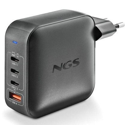 NGS CARGADOR ULTRARAPIDO165W 4 PUERTOS 3USB-C 1 US