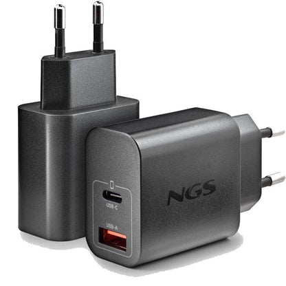 Cargador de Pared GaN NGS Era 30W
1xUSB Tipo-C
1xUSB
30W