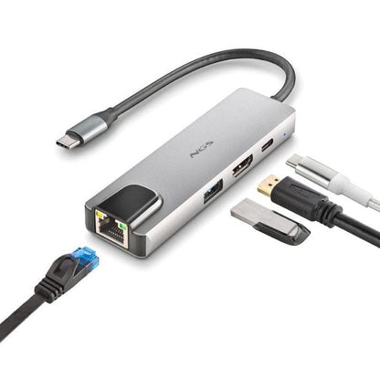 Docking USB Tipo-C NGS WonderDock Supra
1xUSB
1xUSB Tipo-C DP
1xHDMI 4K
1xRJ45
Gris