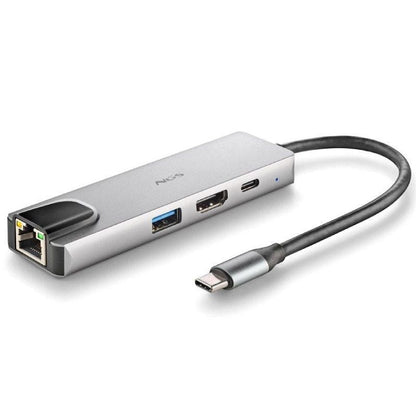 Docking USB Tipo-C NGS WonderDock Supra
1xUSB
1xUSB Tipo-C DP
1xHDMI 4K
1xRJ45
Gris