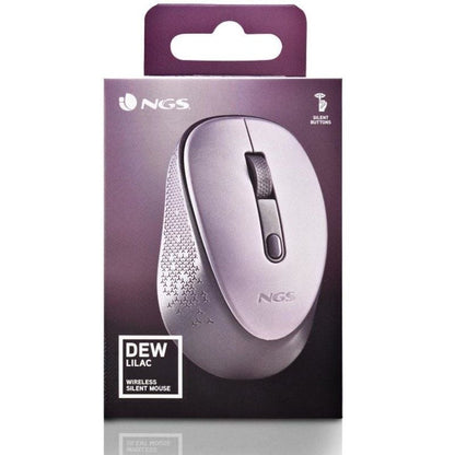 Ratón Inalámbrico NGS Dew Lilac
Hasta 1600 DPI
Lila