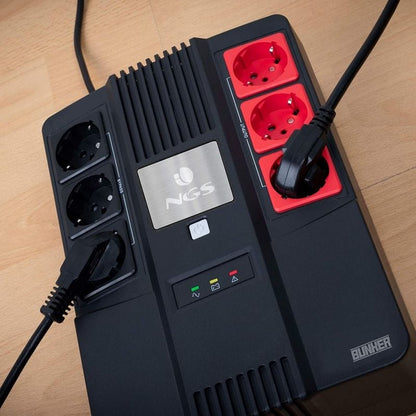 SAI Offline NGS Fortress Bunker
600VA-360W
6 Salidas
Formato Bloque