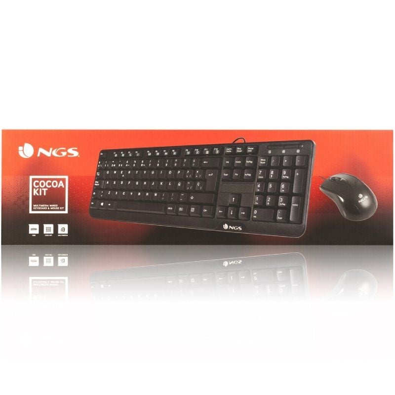Teclado y Ratón NGS Cocoa KIT