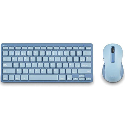 NGS KIT TECLADO Y RATON MULTIFUNCION RECARG AZUL