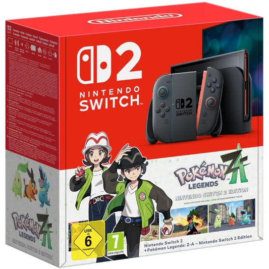 Nintendo Switch 2
Incluye Código Juego Leyendas Pokémon: Z-A Nintendo Switch 2 Edition