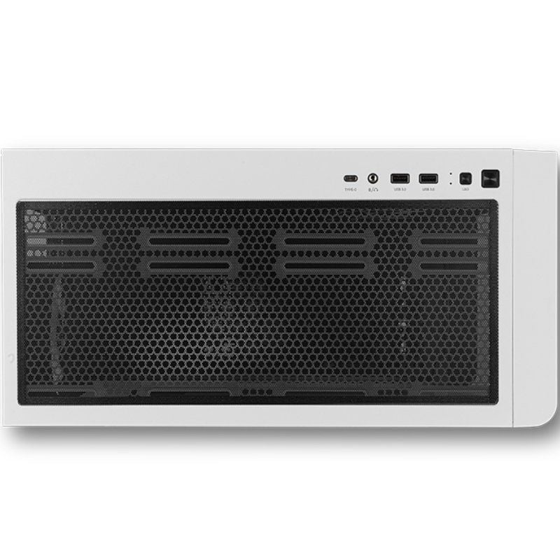 NOX Semitorre HUMMER ETHER Cristal Curvo Negro&Bla