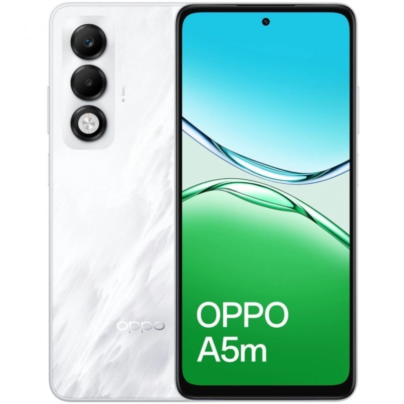 Smartphone Oppo A5M 8GB
256GB
6.67"
Blanco Niebla