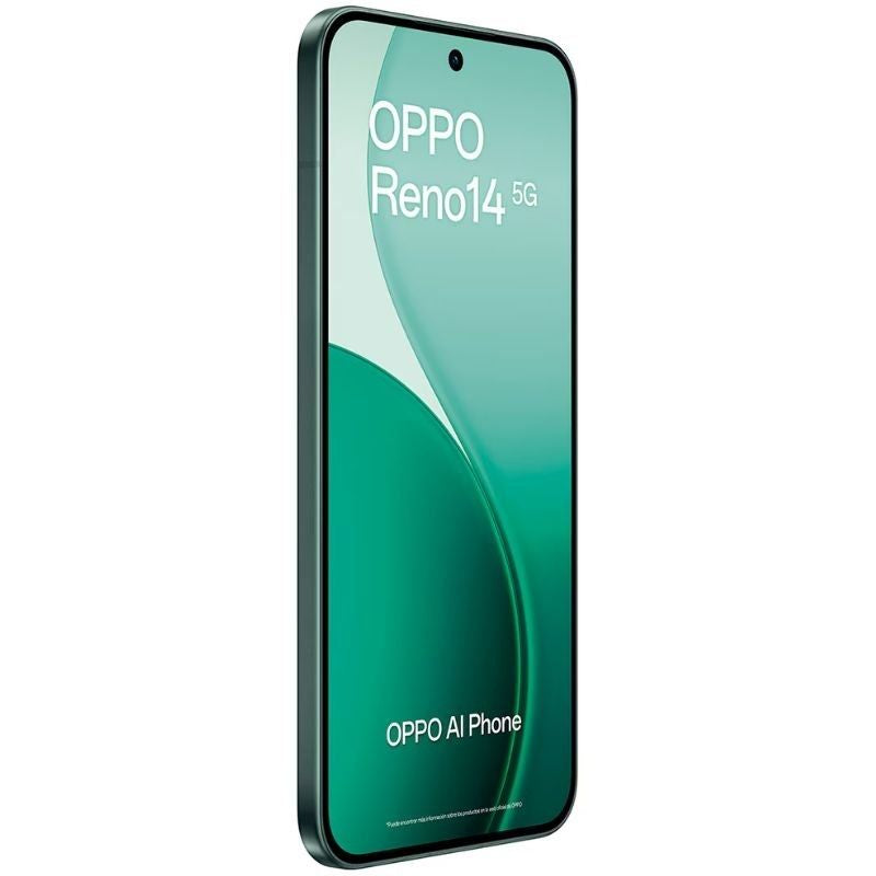 Smartphone Oppo Reno 14 12GB
512GB
6.59"
5G
Verde