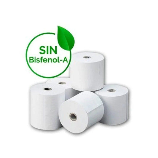 Caja de Rollos de Papel Térmico Genérico 80x80 BPAF
80 x 80mm
48 unidades