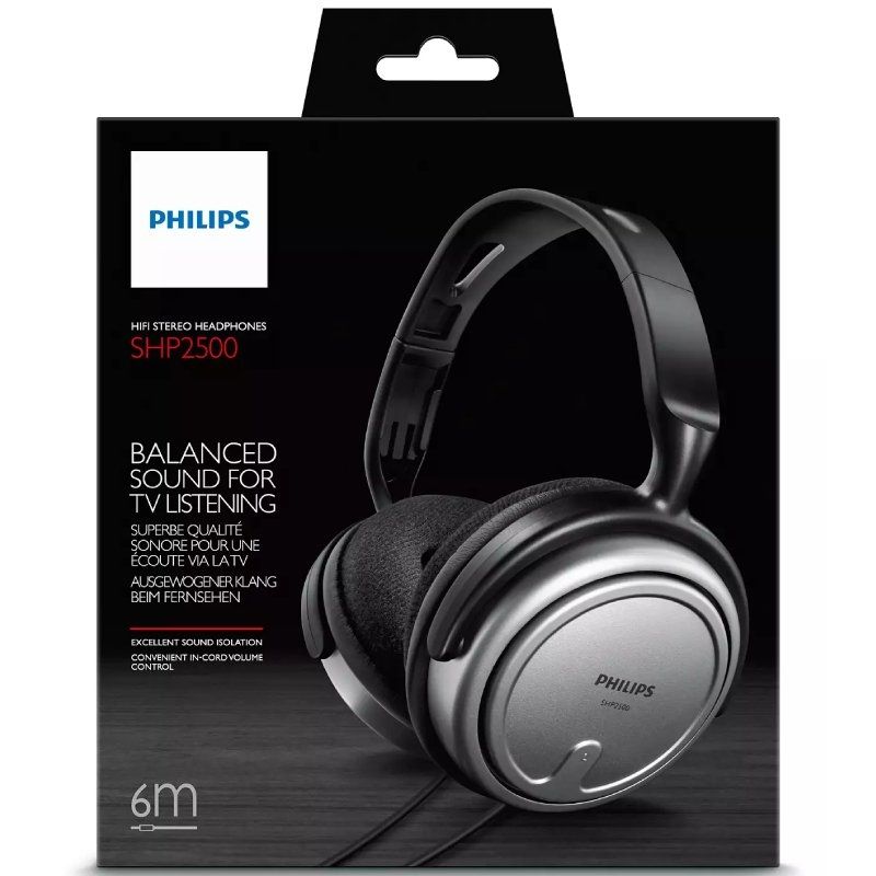 Auriculares Philips SHP2500/10
Jack 3.5
Grises