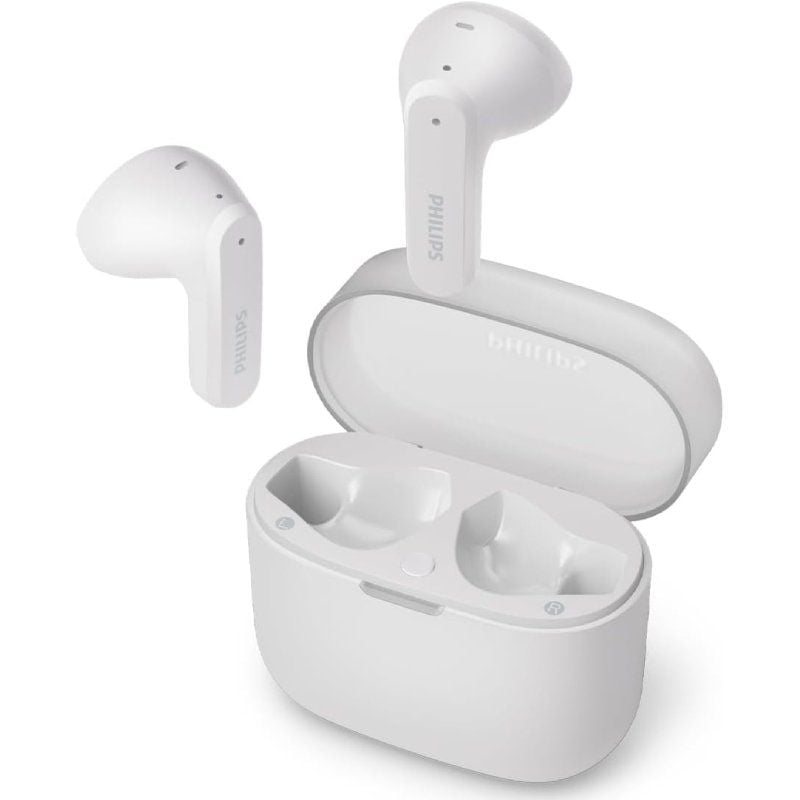 Auriculares Bluetooth Philips TAT2139WH con estuche de carga
Autonomía 7h
Blancos