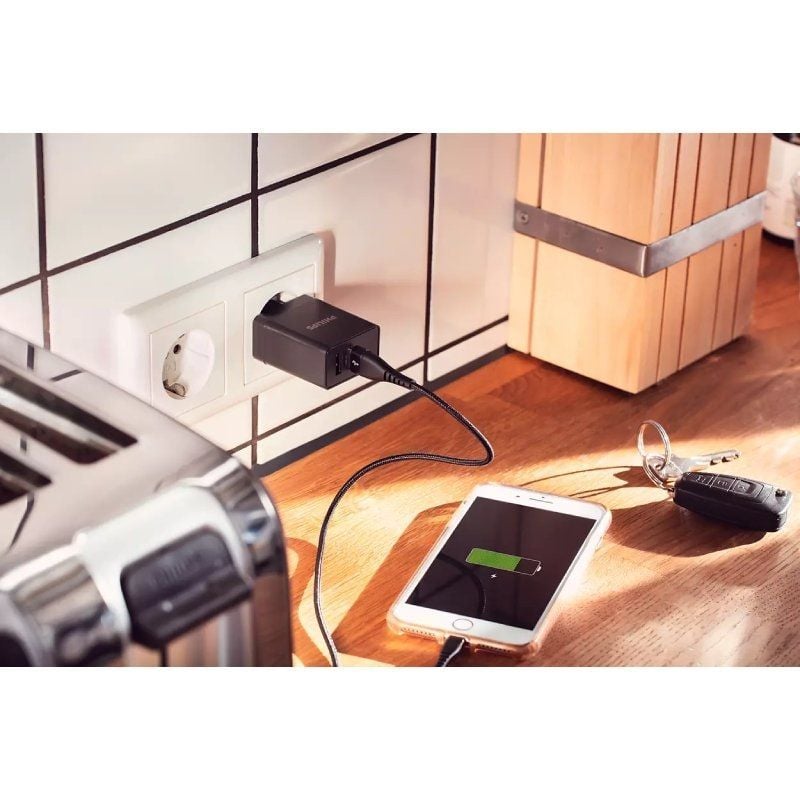 Cargador de Pared Philips DLP2610
2xUSB
15.5W