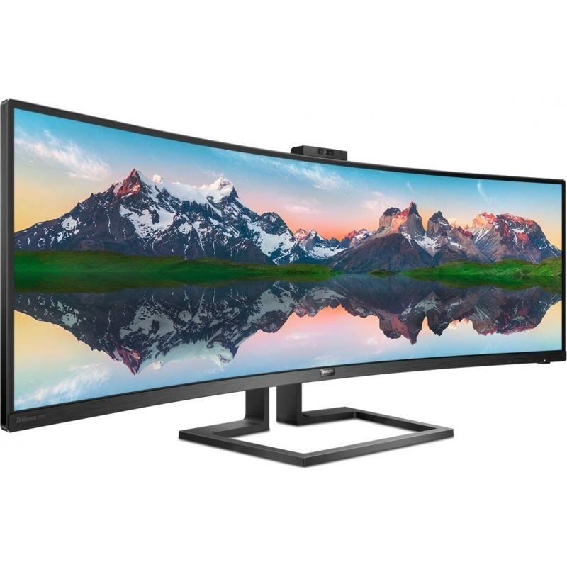 Monitor Profesional Ultrapanorámico Curvo Philips 499P9H 48.8"
Dual QHD
Webcam
Multimedia
Regulable en altura
Negro