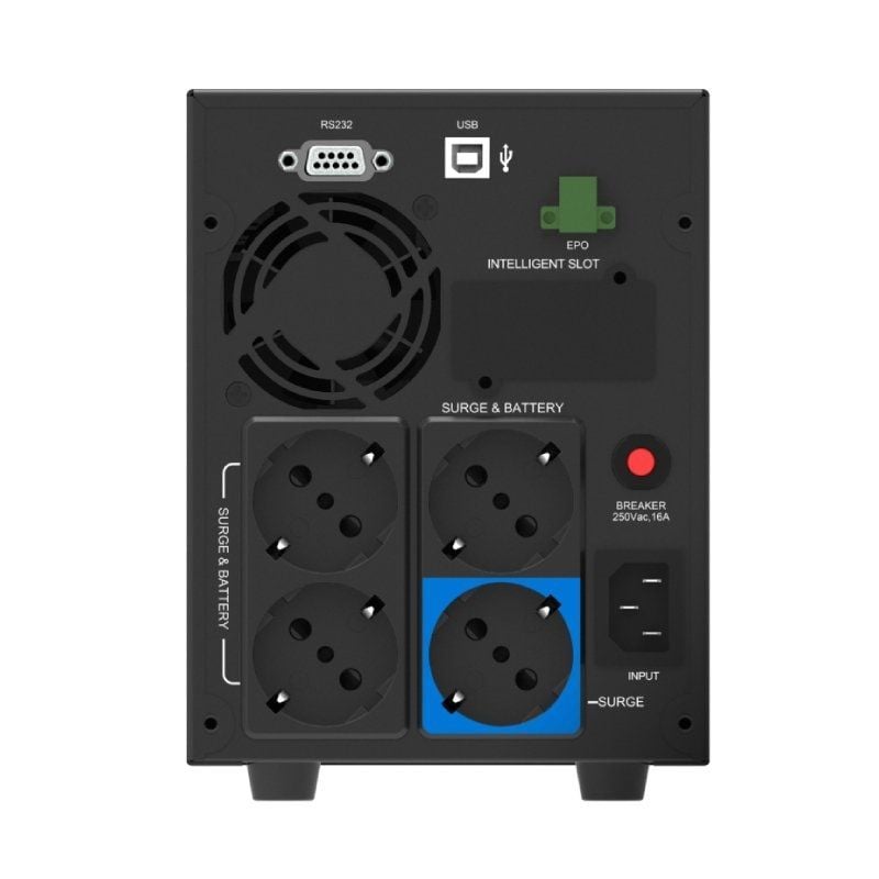 SAI Línea Interactiva Phasak Protekt 2160 VA
2160VA-1400W
4 Salidas
Formato Torre