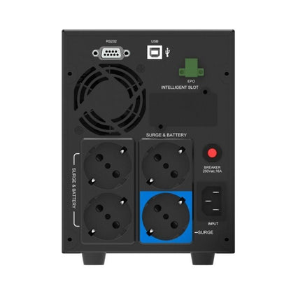 SAI Línea Interactiva Phasak Protekt 2160 VA
2160VA-1400W
4 Salidas
Formato Torre